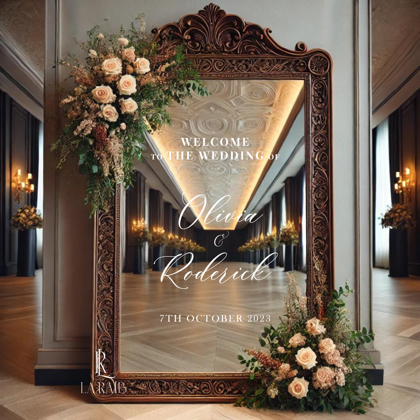 Wedding Selfie Mirror Decals