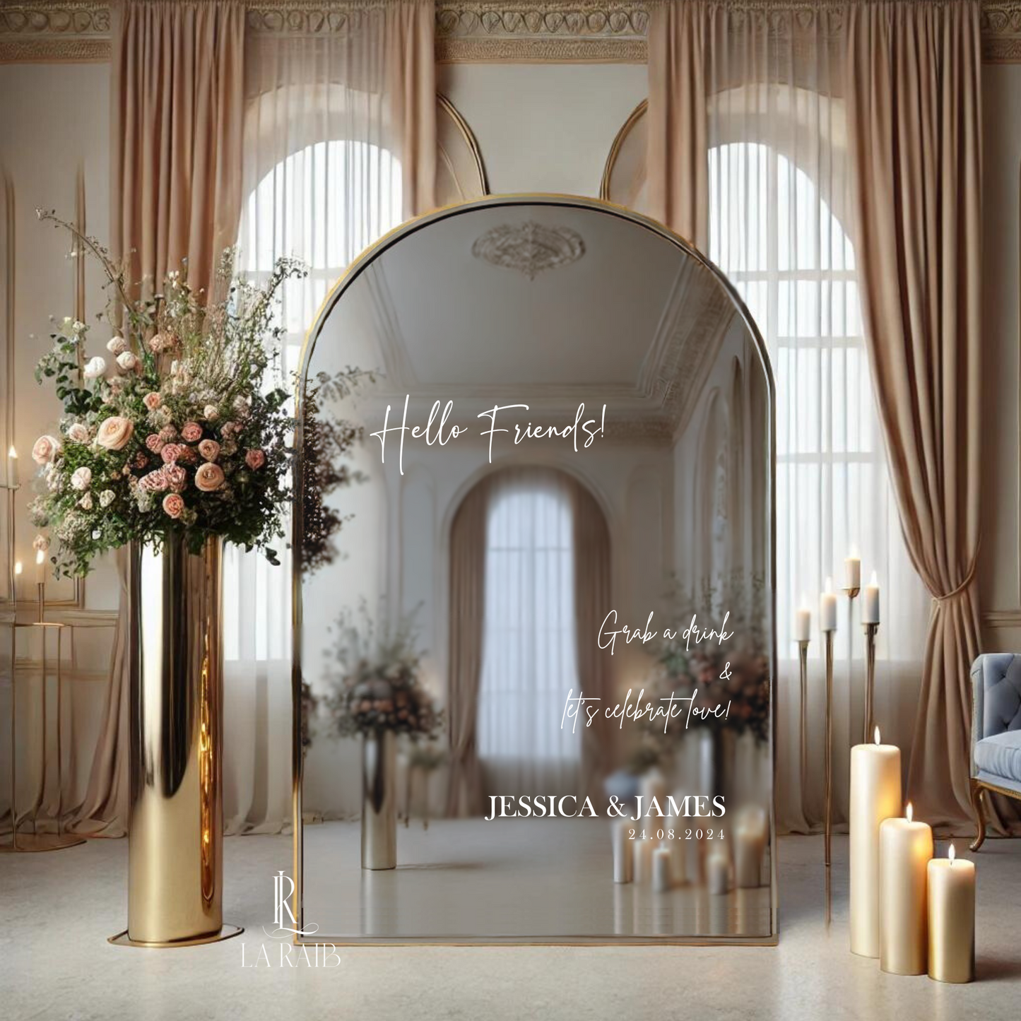 Eternal Bliss Wedding Decals